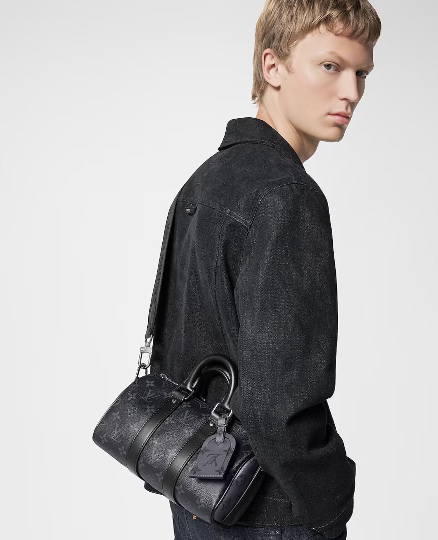 LVN Keepall Bandoulière 25 Monogram Eclipse