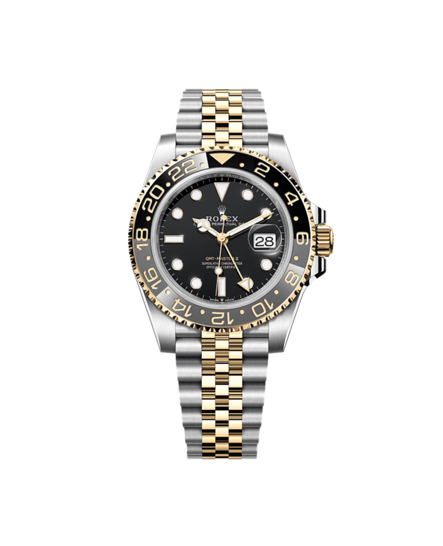RLX GMT-Master II Oyster, 40 mm, Oystersteel and yellow gold