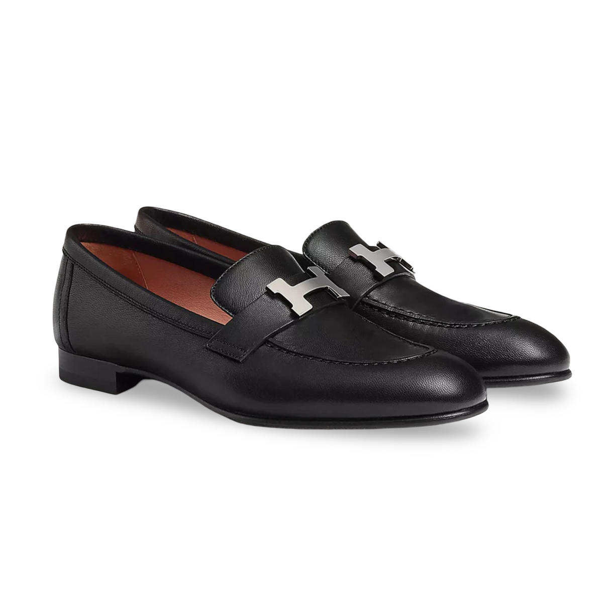 HMS Paris loafer Noir H Silver