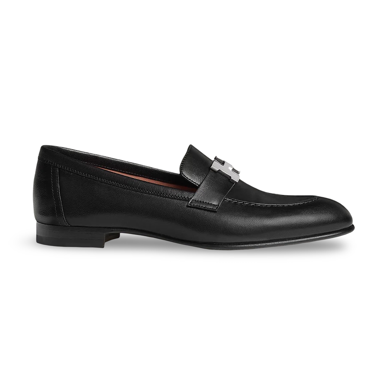 HMS Paris loafer Noir H Silver