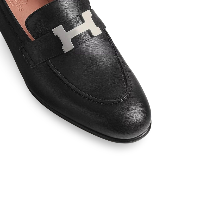 HMS Paris loafer Noir H Silver