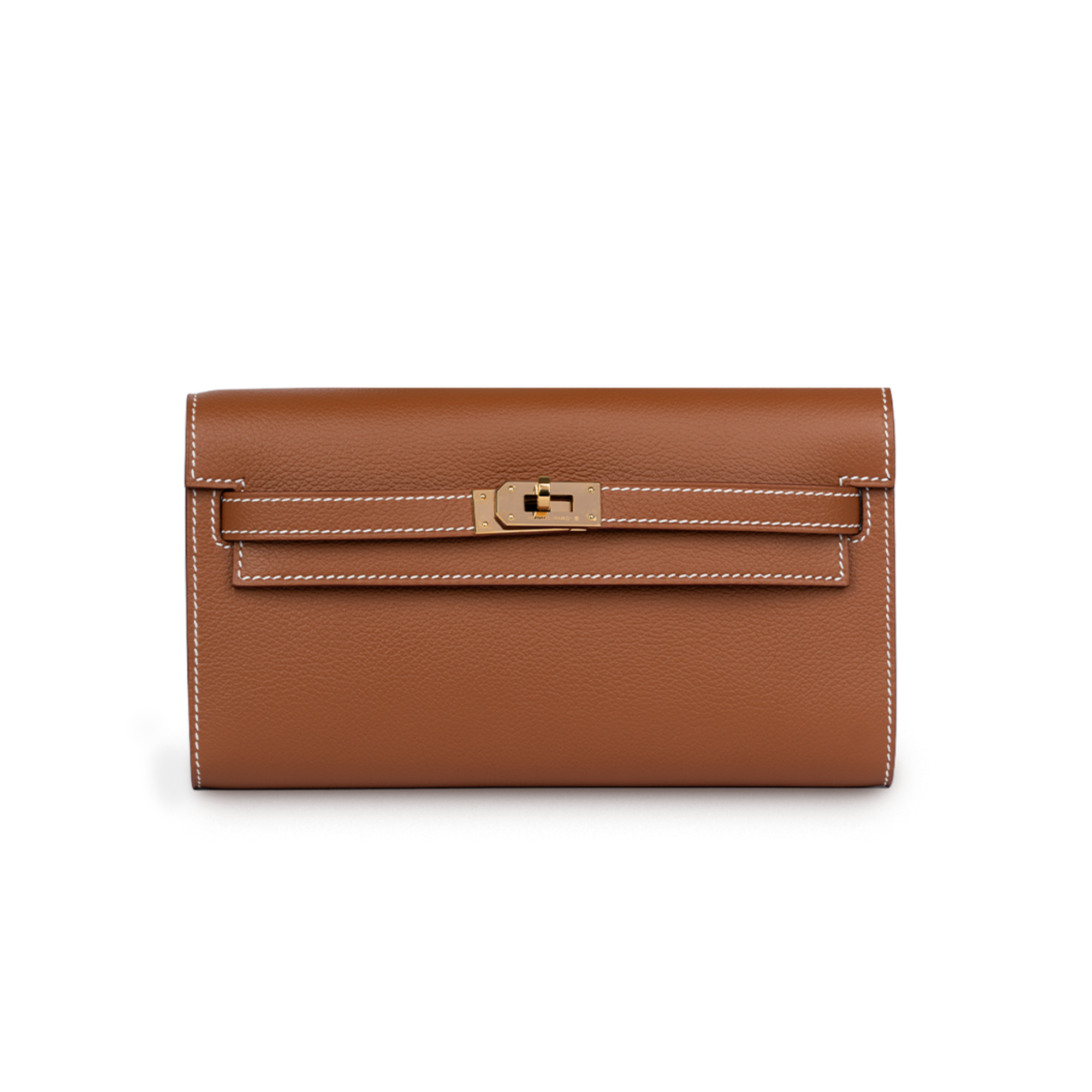 HMS Kelly Classique To Go wallet Brown Gold