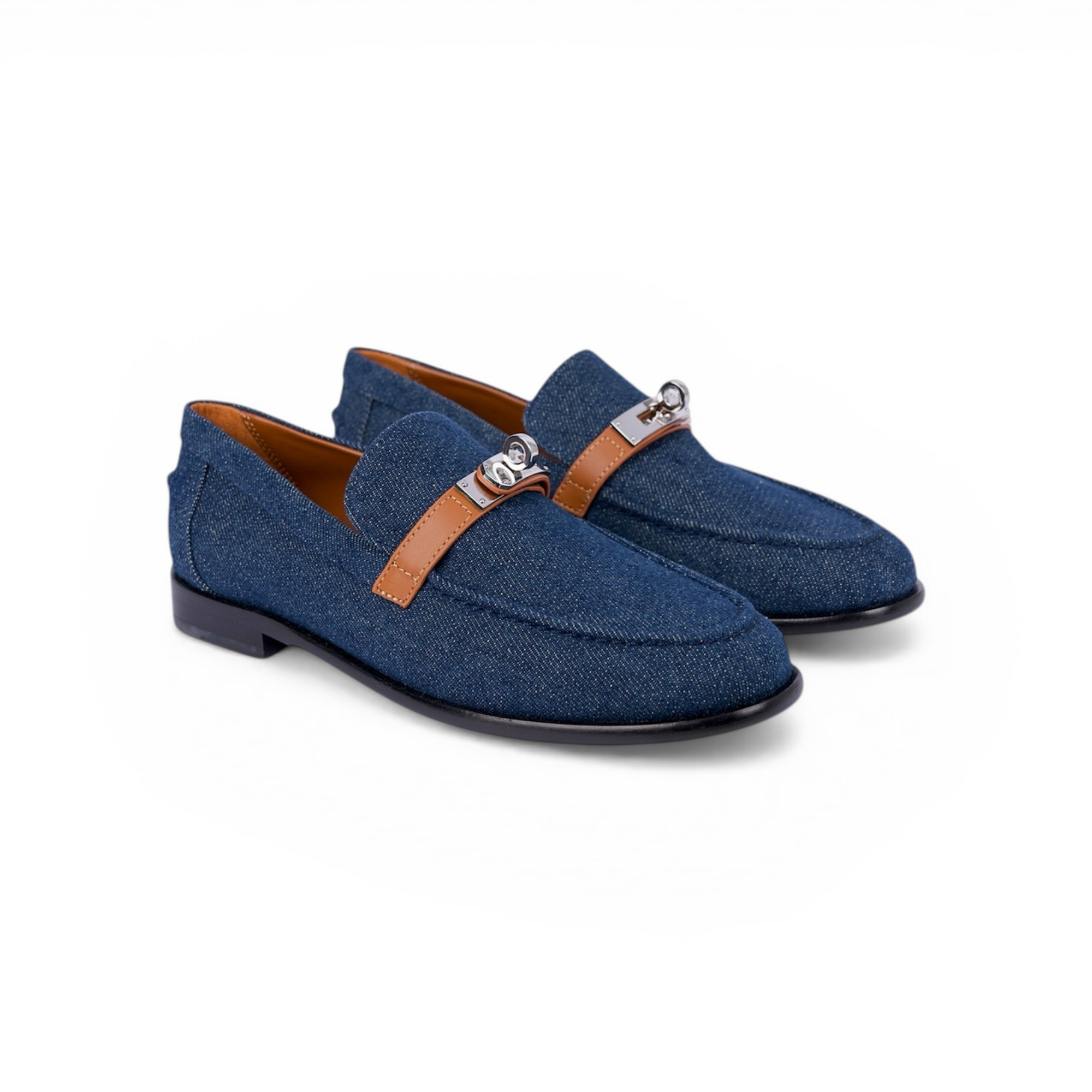 HMS Destin Loafer Bleu Brut / Gold