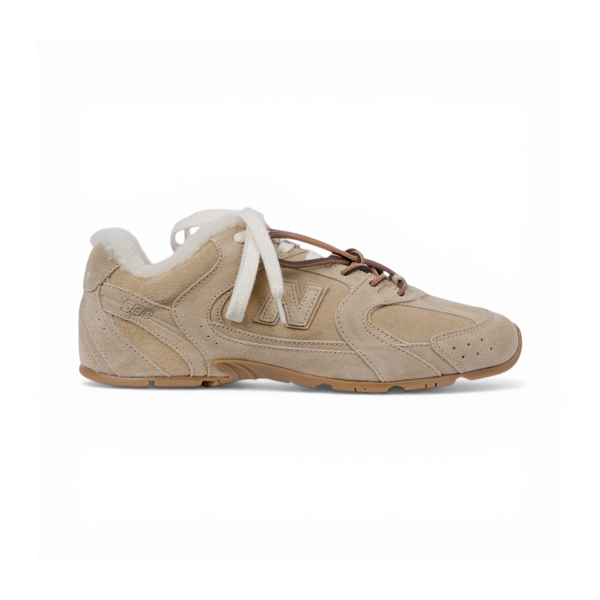 NB X MMU 530 Suede Sneakers Beige
