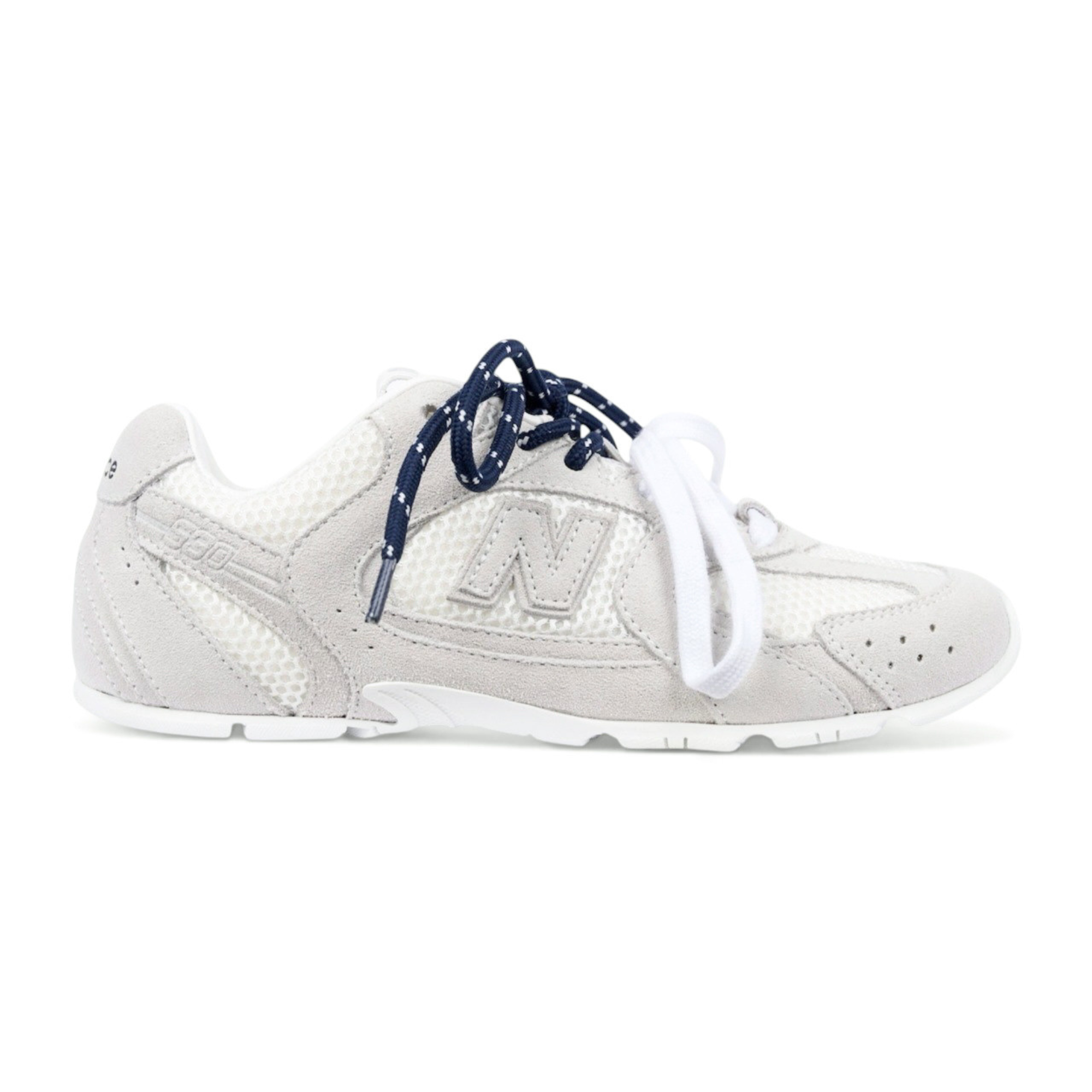 NB x MMU - 530 SL Suede & Mesh White Low Top Sneakers