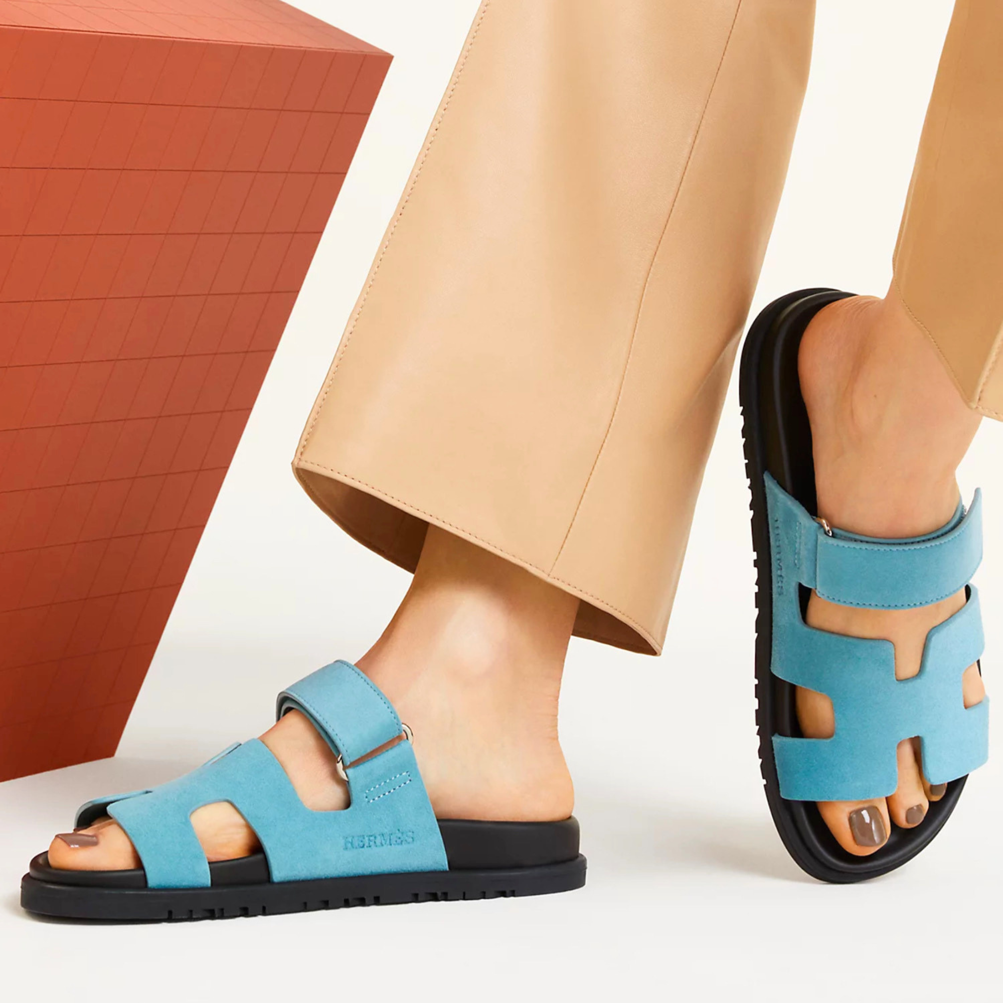 HMS Chypre Sandal Bleu Mineral