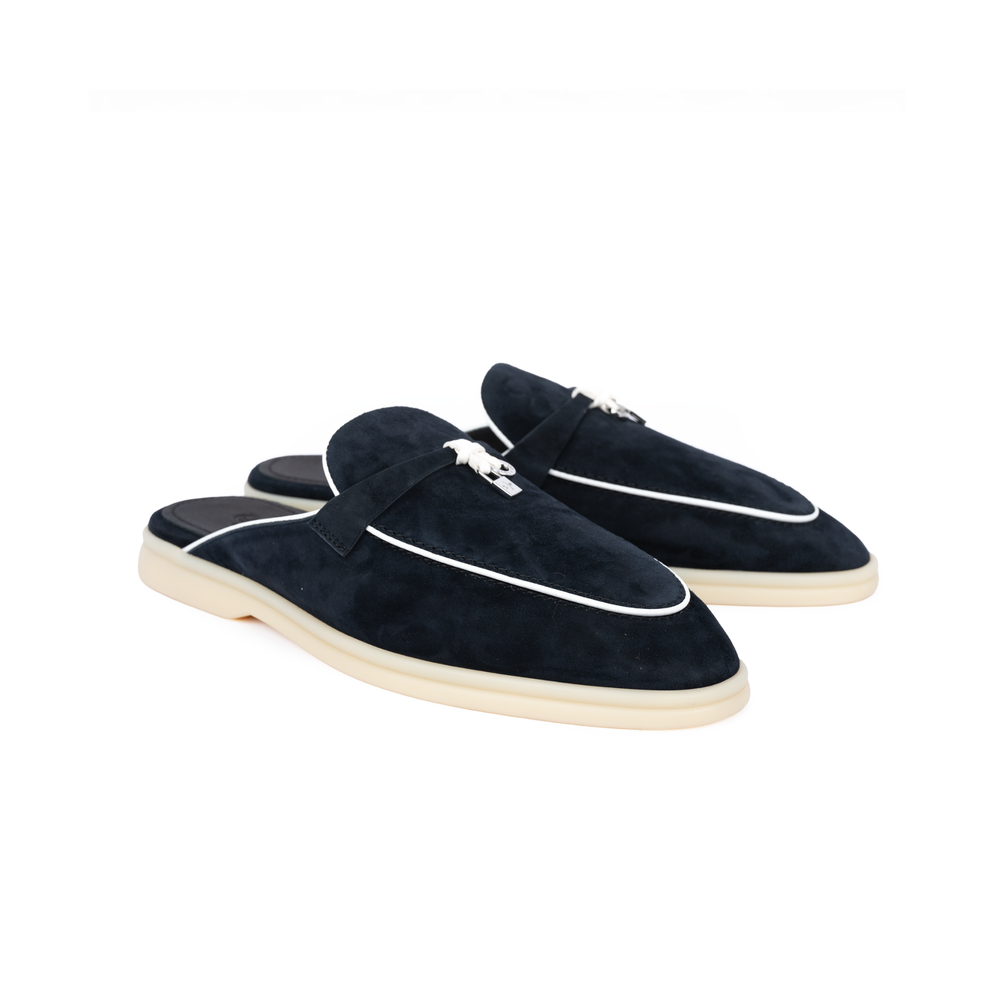 LP Babouche Charms Walk Loafers Navy Blue