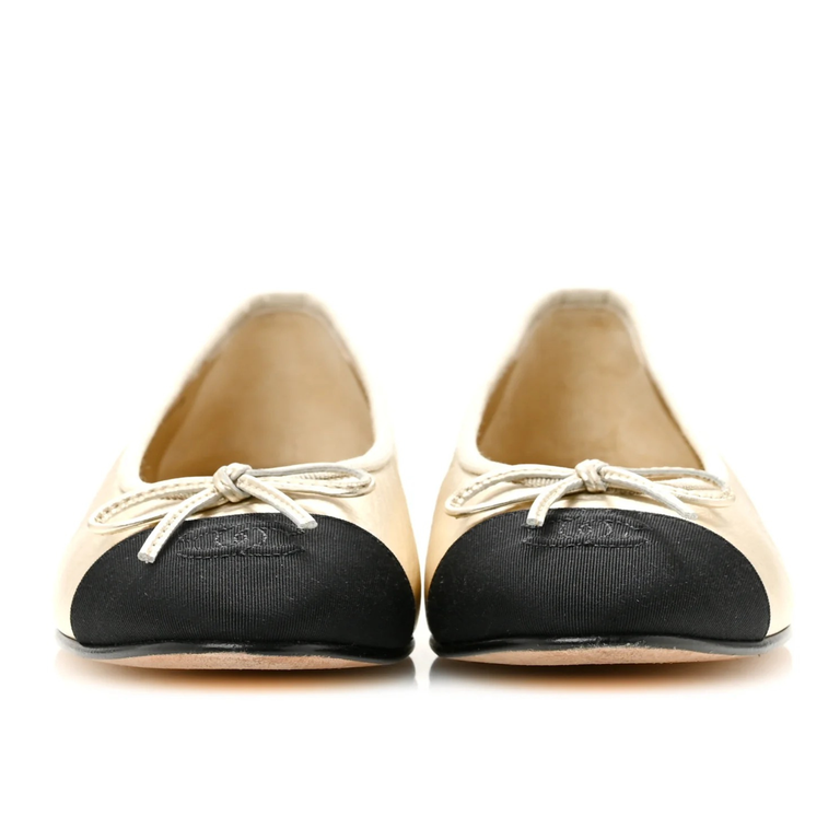 COCO Ballet Flats Light Gold & Black