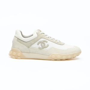 COCO Ivory Sneakers Suede & Calfskin Mix
