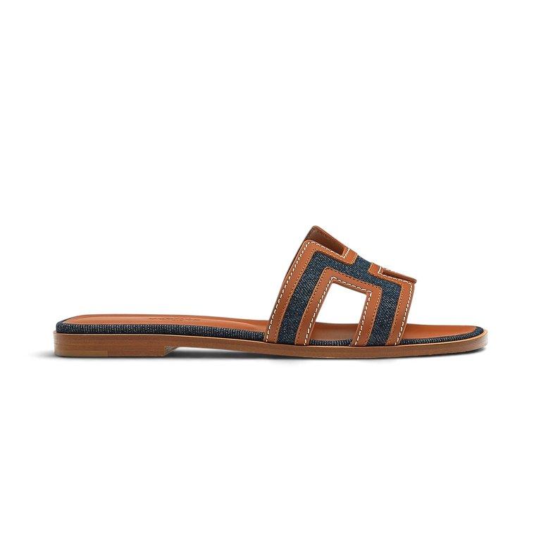 HMS Oran Sandal Bleu Brut / Gold