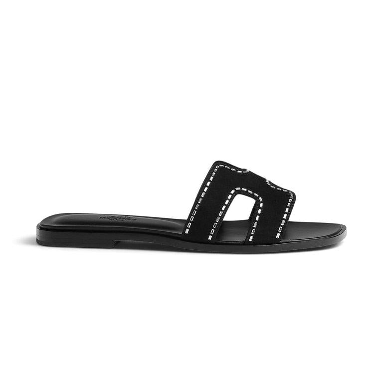 HMS Oran Sandal Crysral Noir