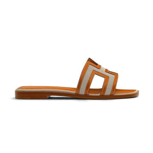 HMS Oran sandal Noisette / Beige Dore