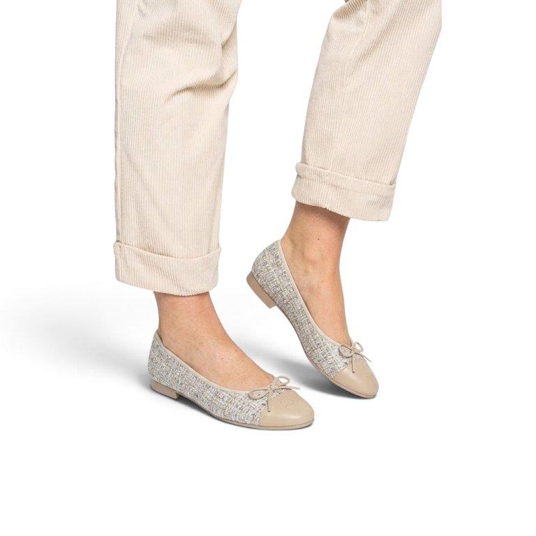 COCO Tweed Ballet Flats