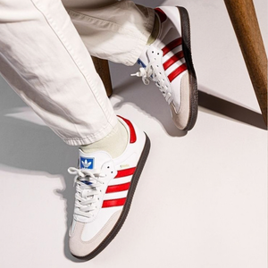 Adidas Samba White Red