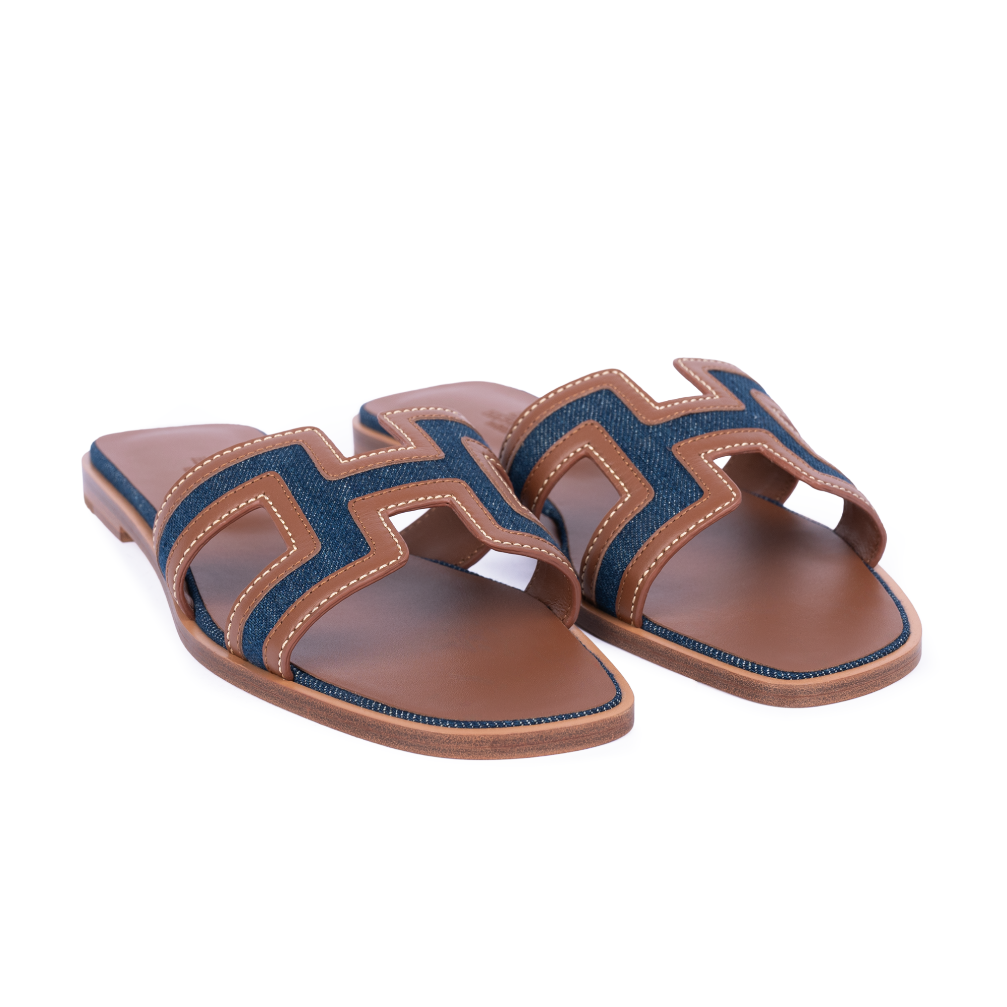 HMS Oran Sandal Bleu Brut / Gold