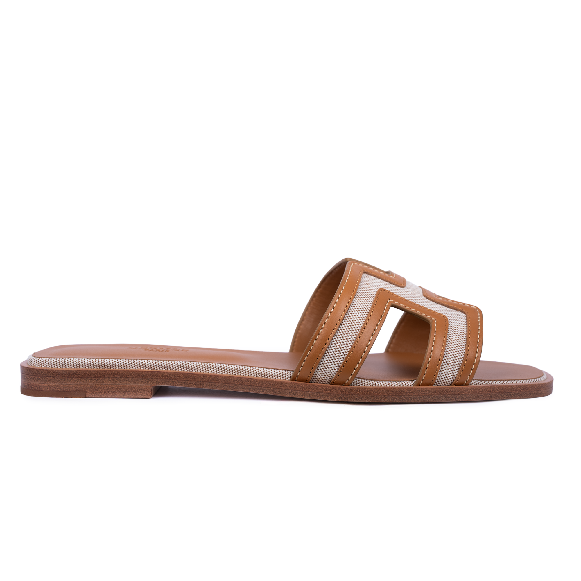 HMS Oran sandal Noisette / Beige Dore
