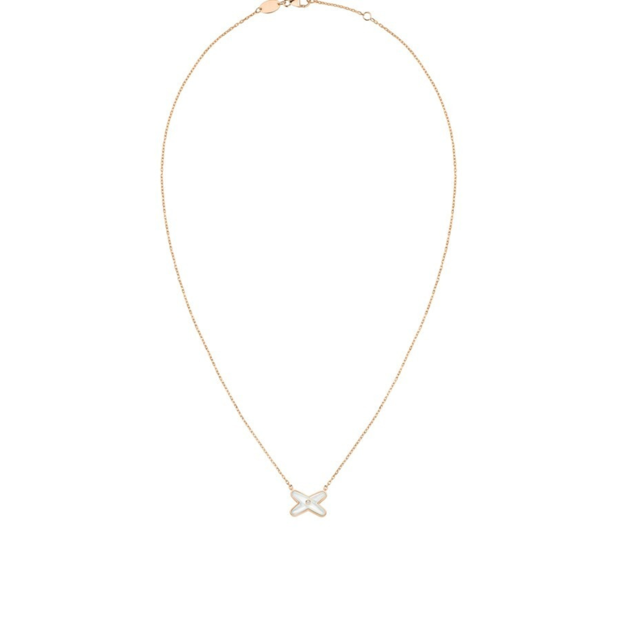 Chaumet Jeux de Liens pendant Rose gold, mother-of-pearl, diamond