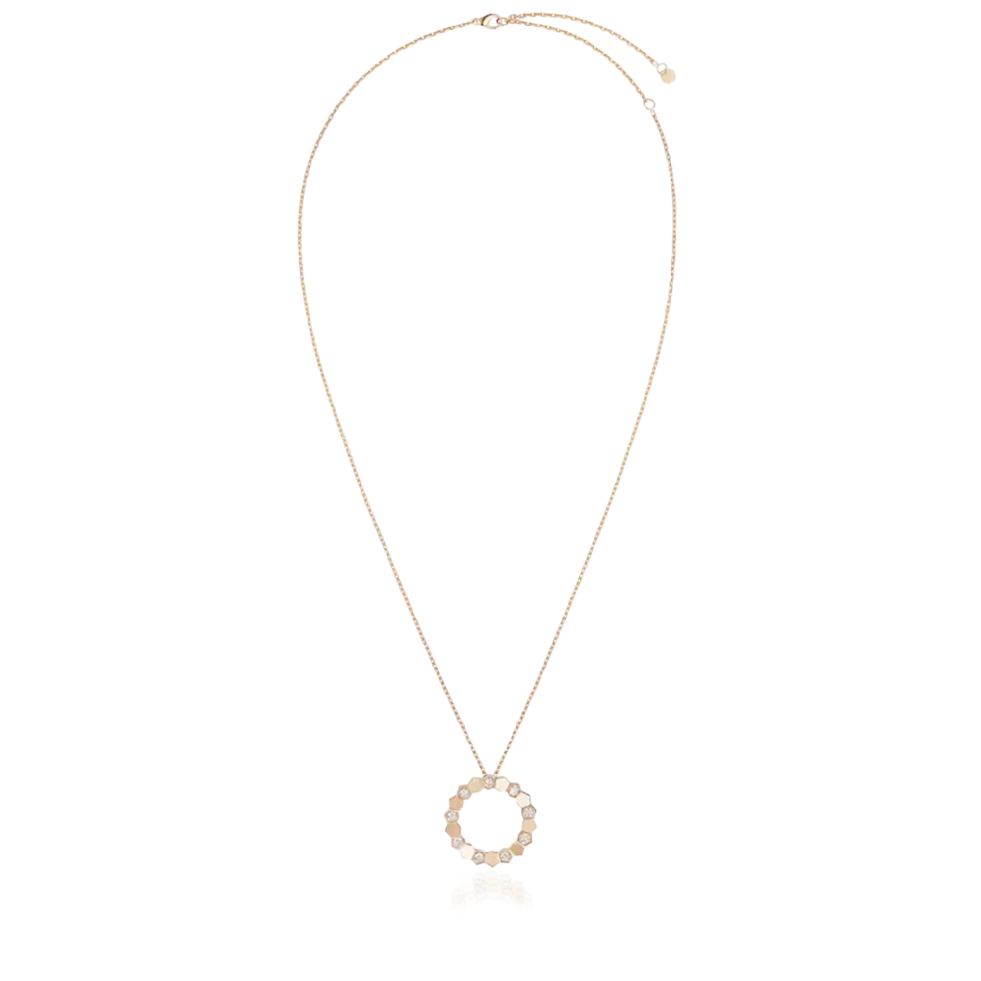 Chaumet Bee de Medium model pendant Rose gold, diamonds