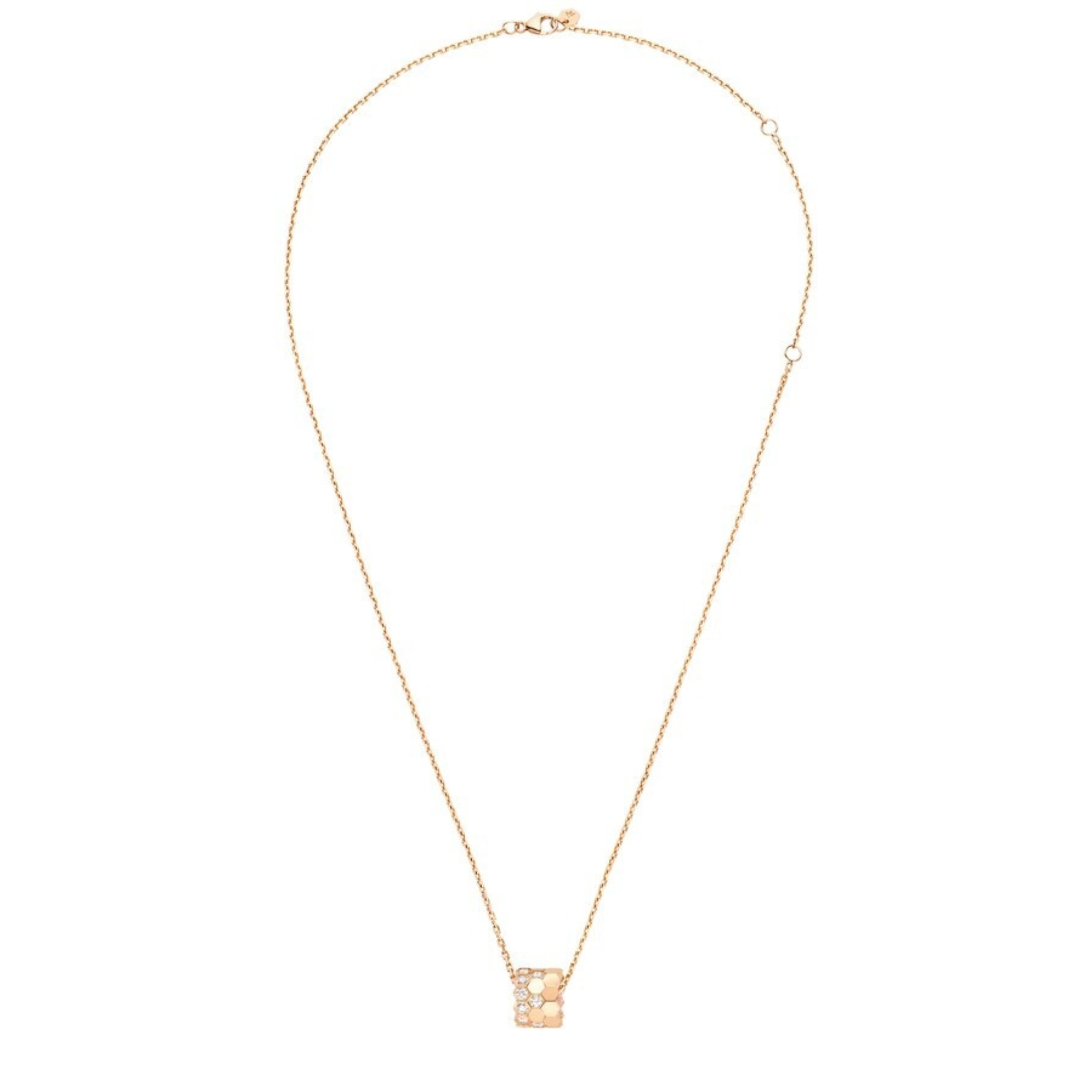 Chaumet Bee de Chaumet medium model pendant Rose gold, diamonds