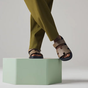 HMS Chypre sandal Etoupe.