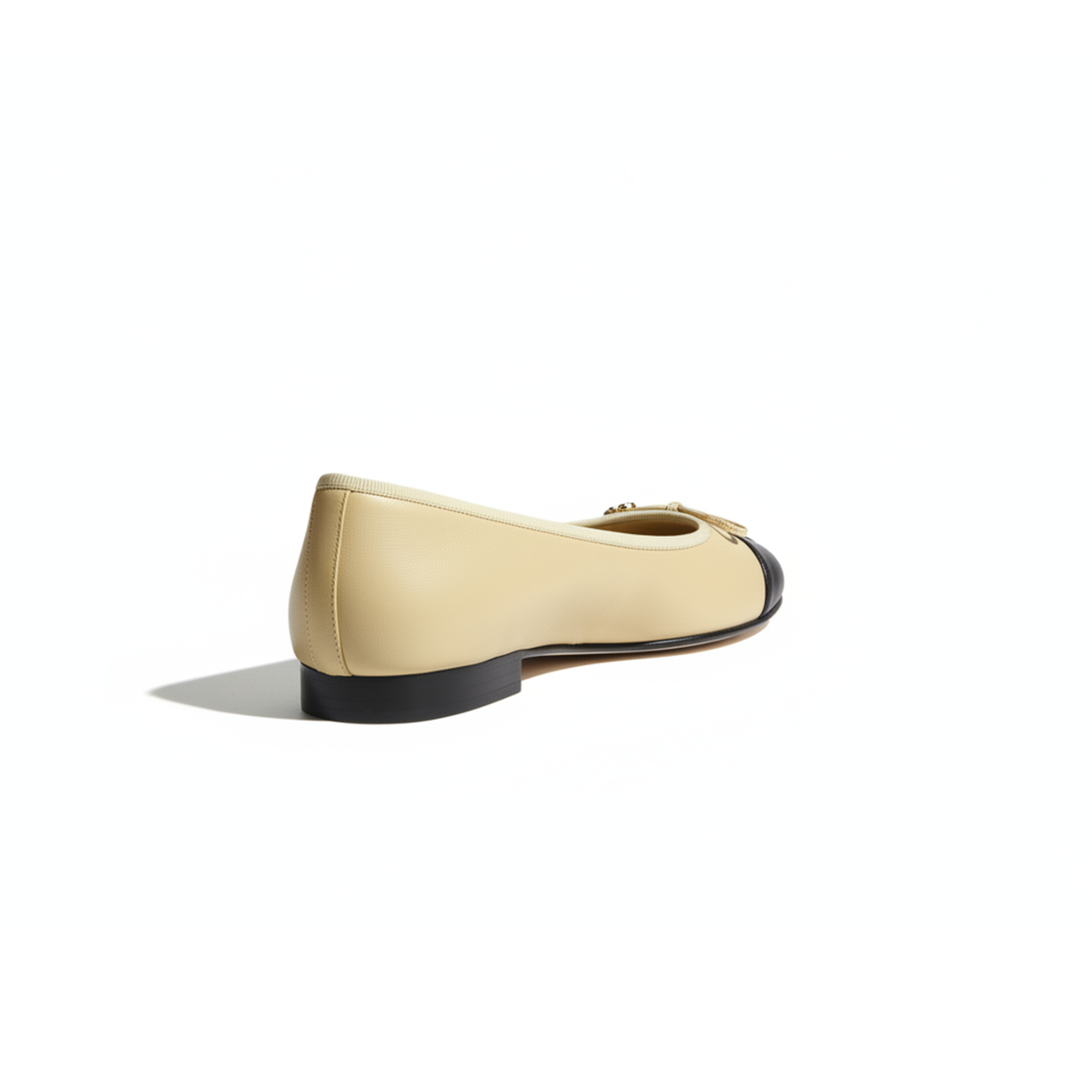 COCO Ballet Flats Static Leather Beige