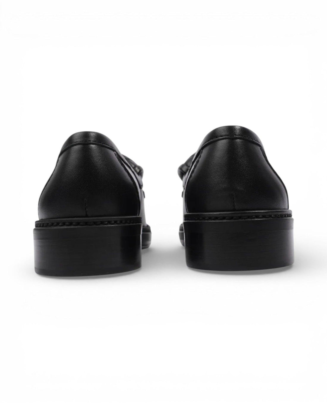 COCO Quilted CC Turnlock Black Leather Loafers