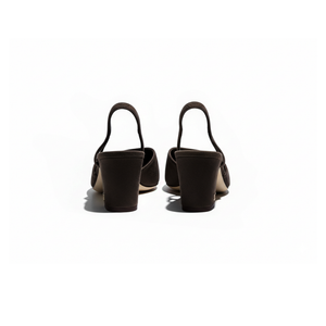 COCO Slingbacks Suede Burgundy & Brown