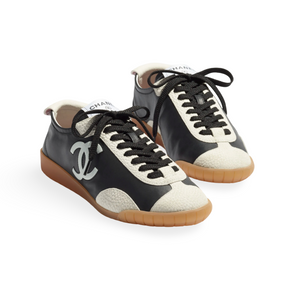 COCO Trainers Suede Calfskin Black & White