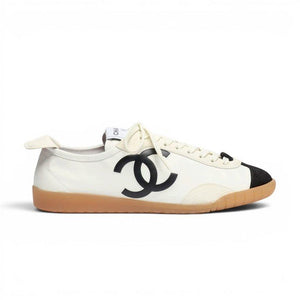 COCO trainers Embossed suede calfskin White & Black