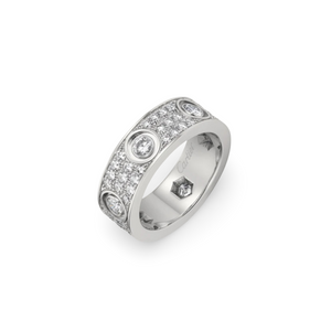 CRT Love Ring, Diamond-Paved
