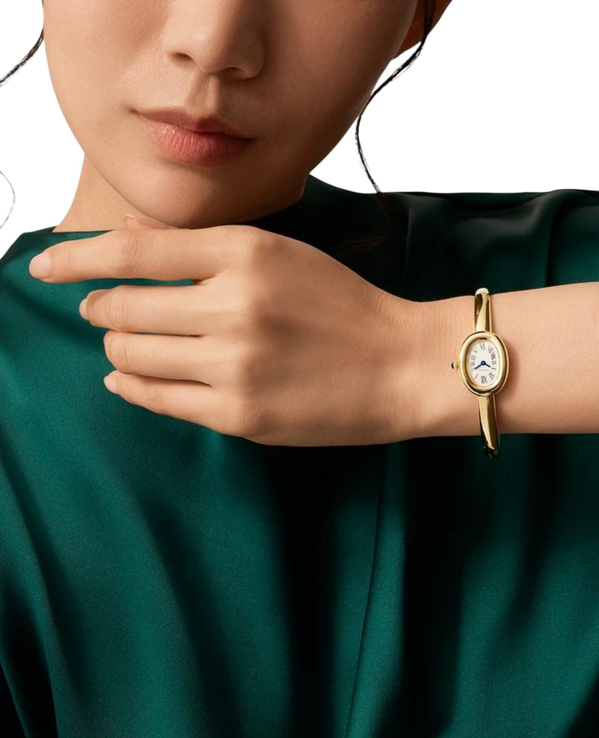 CRT BAIGNOIRE Watch, Mini Model, Yellow Gold