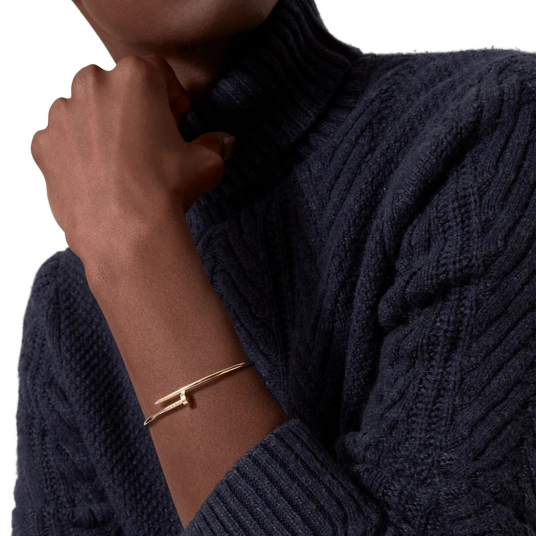 CRT Just Un Clou Bracelet, Small Model, Yellow Gold