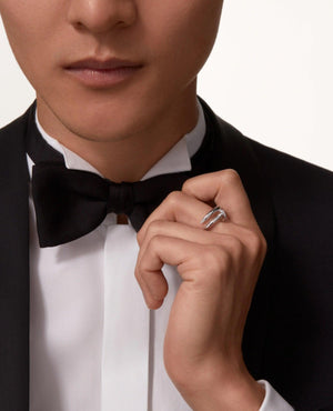 CRT Just Un Clou Ring, Classic Model, Diamonds, Siver