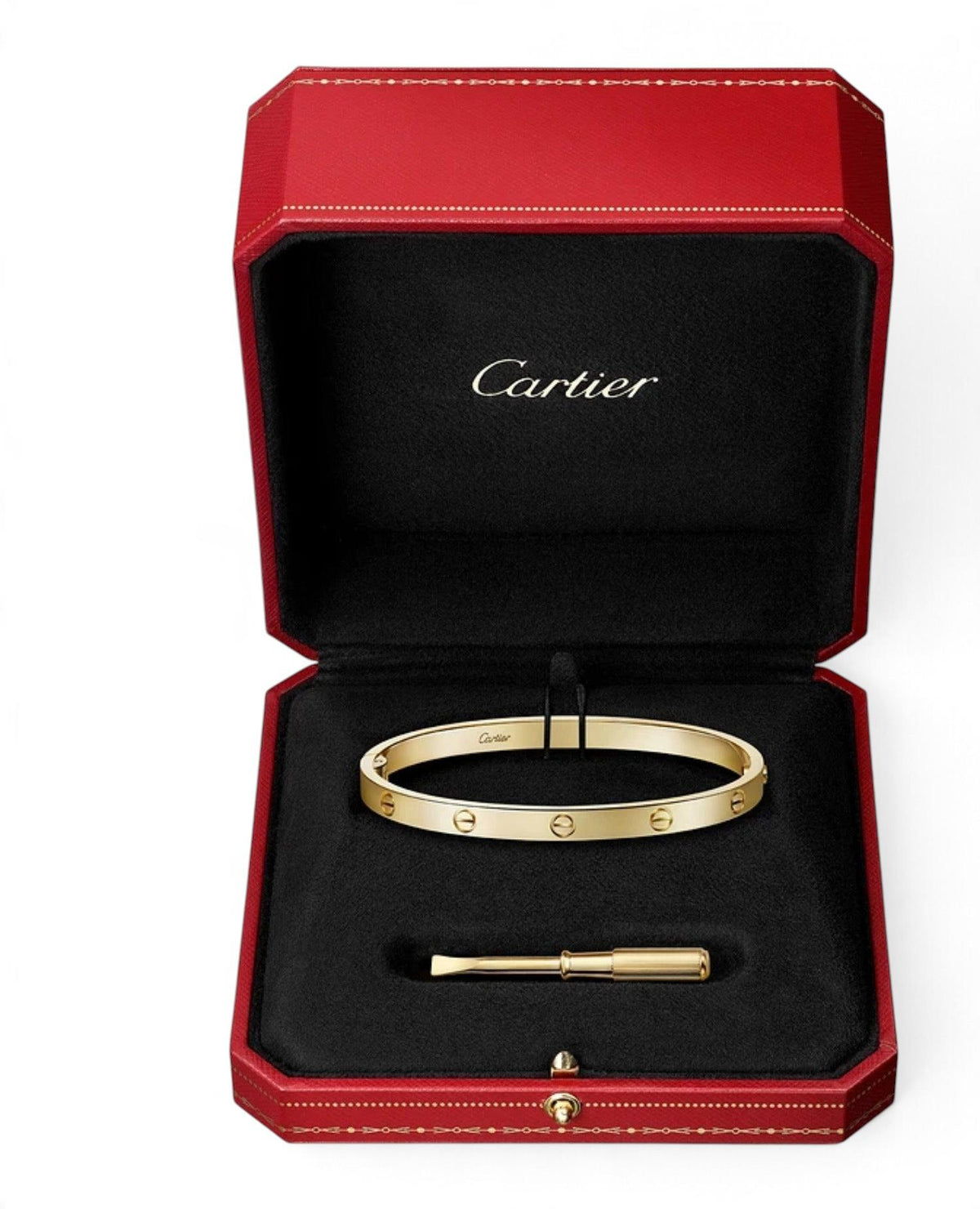 CRT Love Bracelet, Medium Model, Yellow Gold