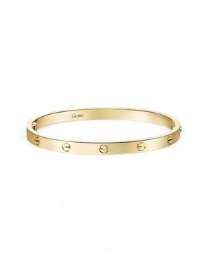 CRT Love Bracelet, Medium Model, Yellow Gold