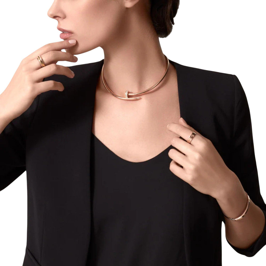 CRT Love Ring, Classic Model, Rose Gold