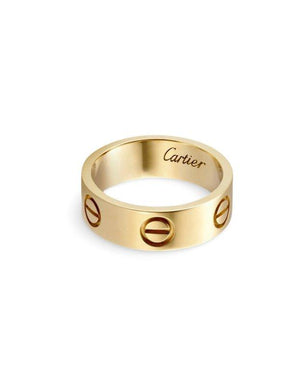 CRT Love Ring, Classic Model, Yellow Gold