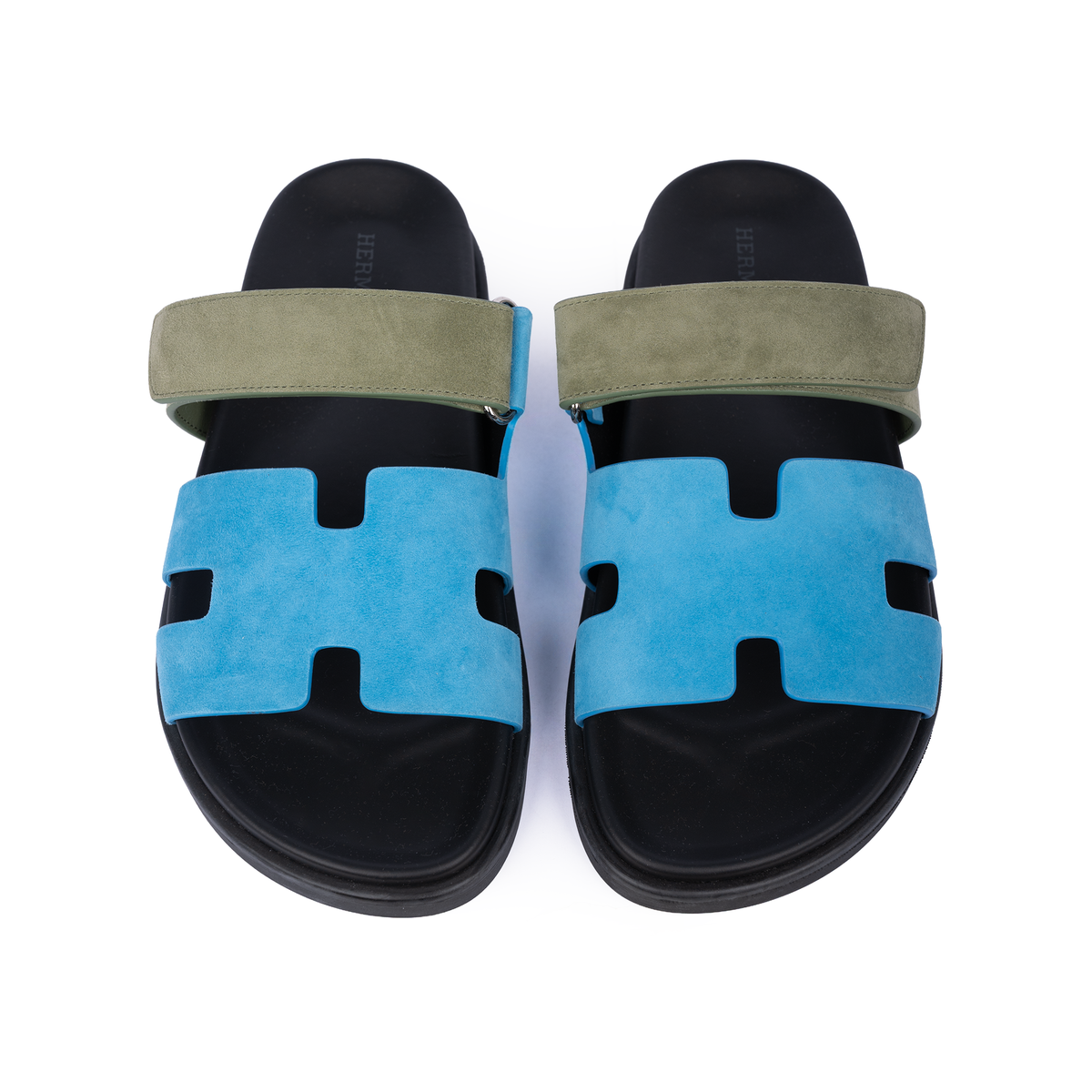 HMS Chypre Sandal Bleu Cameo / Vert Celadon