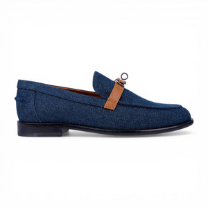 HMS Destin Loafer Bleu Brut / Gold