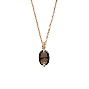 HMS Mini Maillon Pendant, Noir