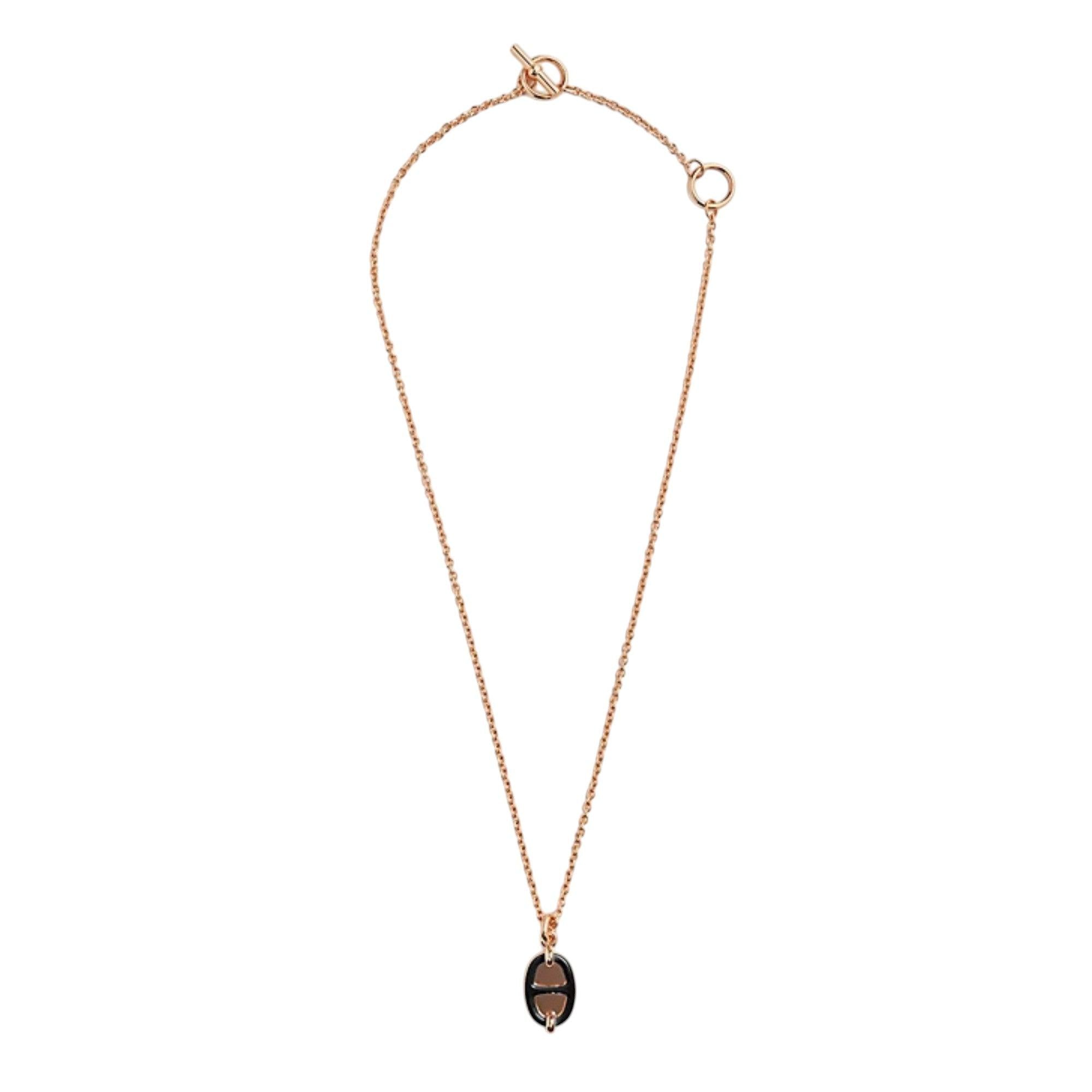 HMS Mini Maillon Pendant, Noir