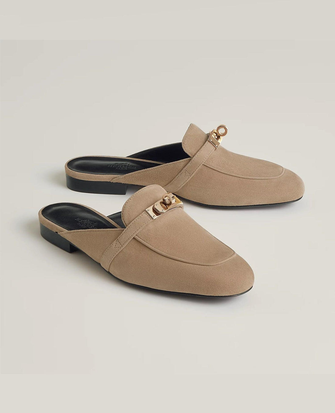 HMS Oz Mule Beige Sable Black Sole