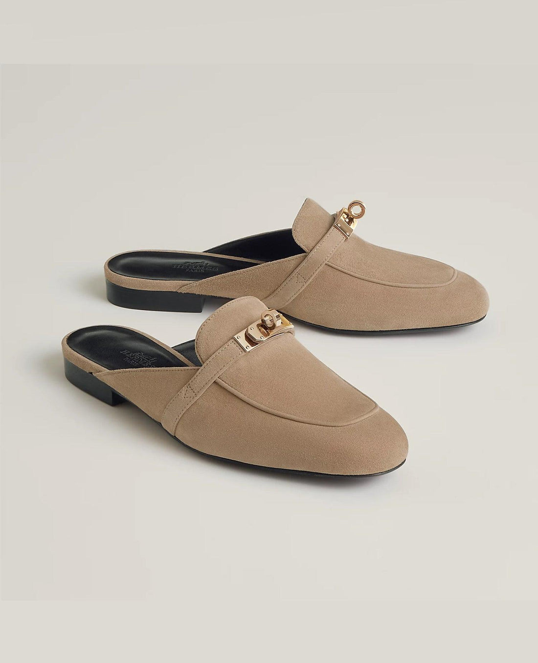 HMS Oz Mule Beige Sable Black Sole