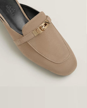 HMS Oz Mule Beige Sable Black Sole