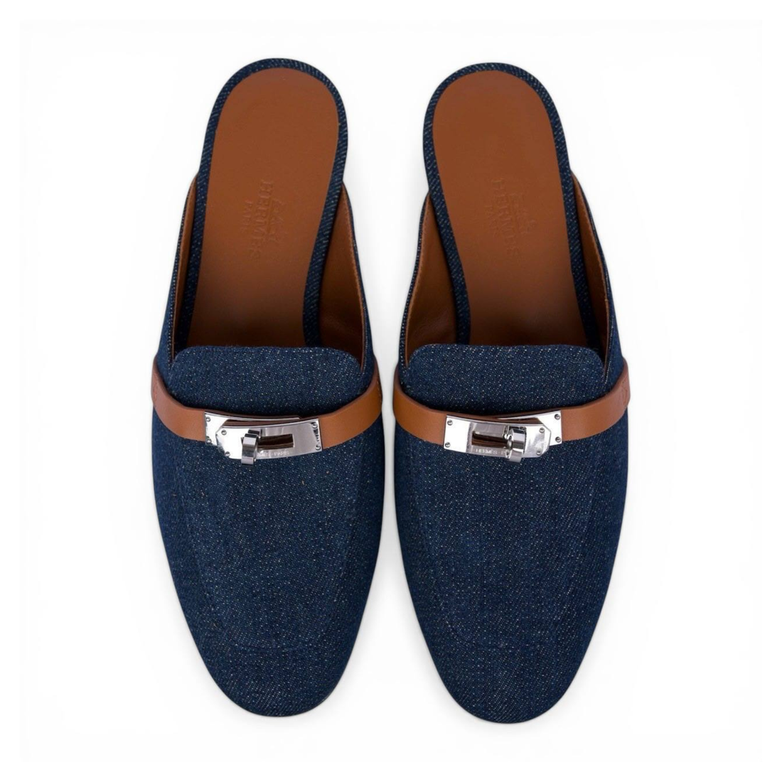 HMS Oz Mule Bleu Brut / Gold
