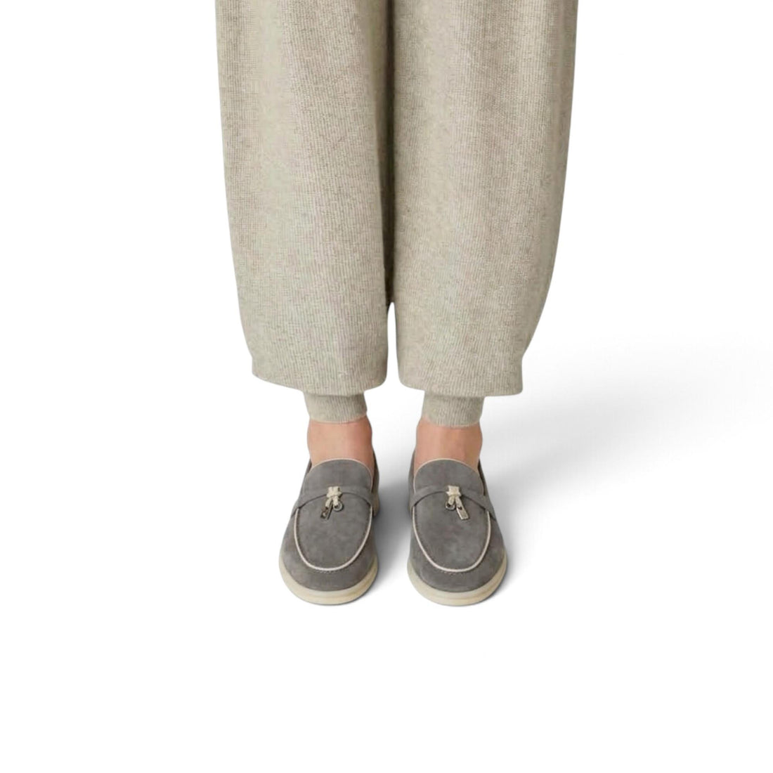 LP Summer Charms Walk Loafers Cofee & White