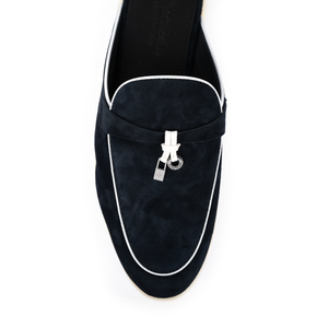 LP Babouche Charms Walk Loafers Navy Blue