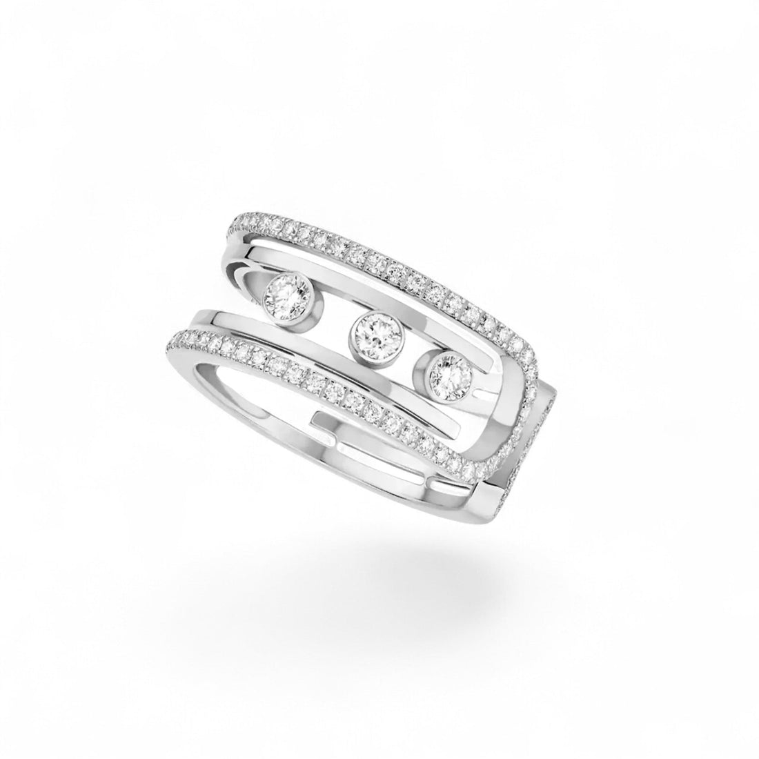 MSK  Move 10TH Ring Silver