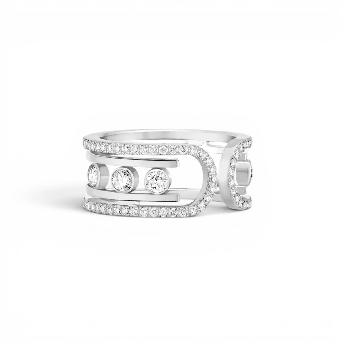 MSK  Move 10TH Ring Silver