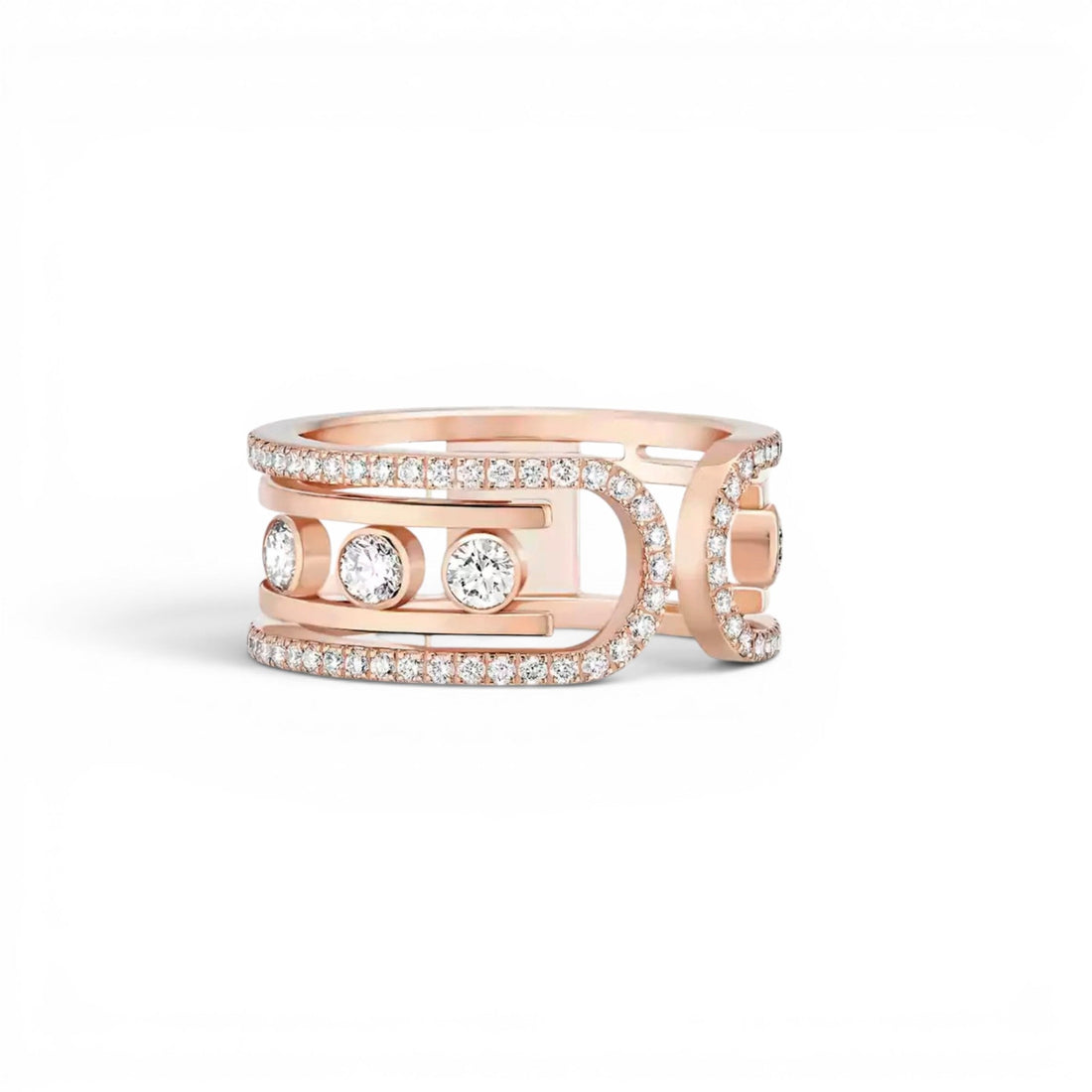 MSK Move 10TH Ring Rose Gold